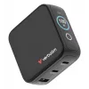 Verbatim Mini GaN oplader 100W met display, binnen, AC, 20 V, zwart