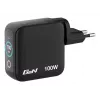 Verbatim Mini GaN oplader 100W met display, binnen, AC, 20 V, zwart