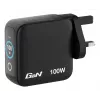 Verbatim Mini GaN oplader 100W met display, binnen, AC, 20 V, zwart