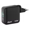 Verbatim Mini GaN oplader 140W met display, binnen, AC, 28 V, zwart