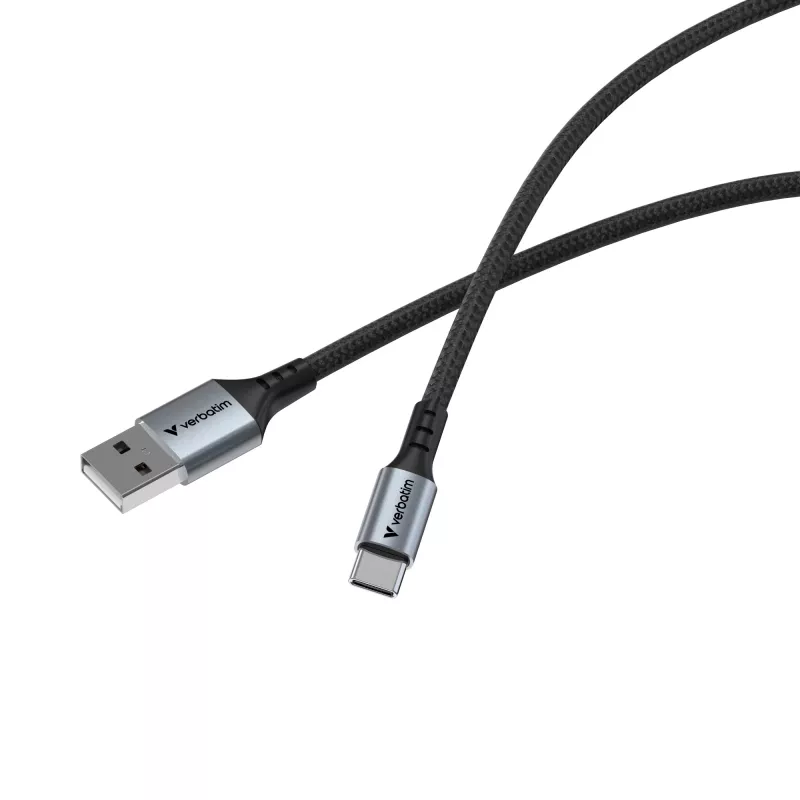 Verbatim Sync & Charge kabel USB-A naar USB-C 120 cm, 1,2 m, USB A, USB C, USB 2.0, 0,48 Gbit/s, zwart