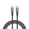Verbatim Sync & Charge kabel USB-C naar Lightning 120 cm, 1,2 m, Lightning, USB C, stekker, stekker, zwart