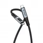 Verbatim Sync & Charge USB C naar USB C 100W display 120 cm, 1,2 m, USB C, USB C, USB 2.0, 0,48 Gbit/s, zwart