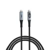 Verbatim Sync & Charge USB C naar USB C 100W display 120 cm, 1,2 m, USB C, USB C, USB 2.0, 0,48 Gbit/s, zwart