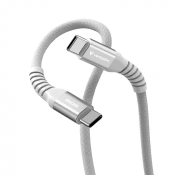 Verbatim Sync & Charge magnetische kabel - 60W USB-C naar USB-C 120 cm grijs