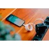 Verbatim Sync & Charge magnetische kabel – 60 W USB-C naar USB-C 120 cm blauw