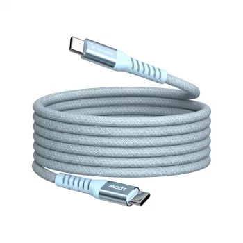 Verbatim Sync & Charge magnetische kabel – 100W USB-C naar USB-C 120 cm blauw