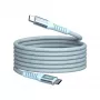 Verbatim Sync & Charge magnetische kabel – 100W USB-C naar USB-C 120 cm blauw