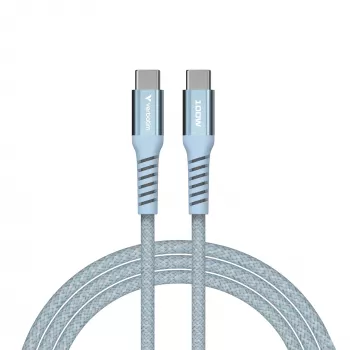 Verbatim Sync & Charge magnetische kabel – 100W USB-C naar USB-C 120 cm blauw