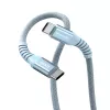 Verbatim Sync & Charge magnetische kabel – 100W USB-C naar USB-C 120 cm blauw