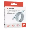 Verbatim Sync & Charge magnetische kabel – 100W USB-C naar USB-C 120 cm blauw
