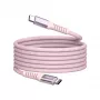 Verbatim Sync & Charge magnetische kabel – 100W USB-C naar USB-C, 120 cm, roze
