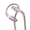 Verbatim Sync & Charge magnetische kabel – 100W USB-C naar USB-C, 120 cm, roze