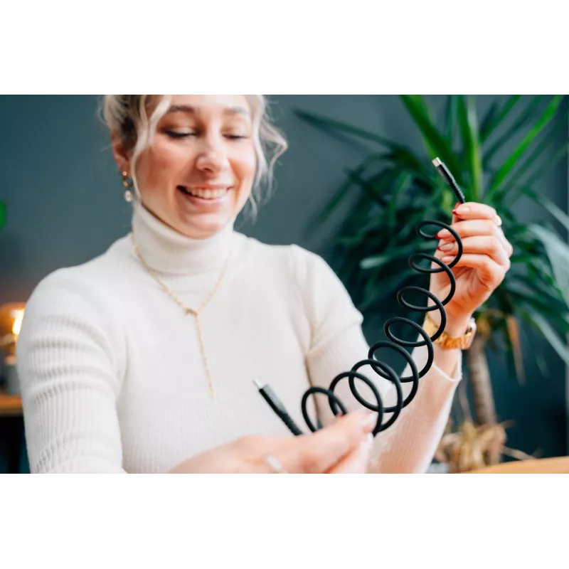 Verbatim Sync & Charge magnetische kabel – 60 W USB-C naar USB-C, 120 cm, zwart