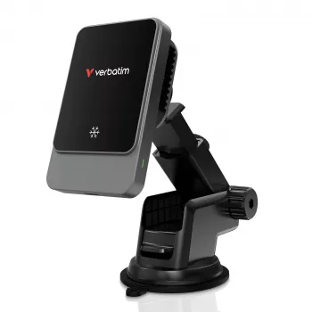 Verbatim Charge 'n' Drive magnetische draadloze autolader, auto, USB, draadloos laden, 1 m, zwart
