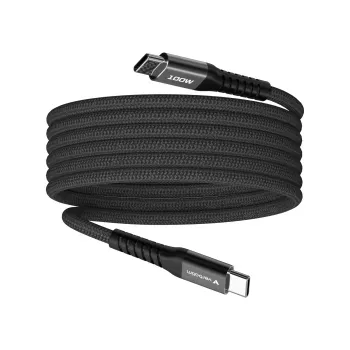 Verbatim Sync & Charge magnetische kabel – 100 W USB-C naar USB-C 120 cm zwart