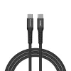 Verbatim Sync & Charge magnetische kabel – 100 W USB-C naar USB-C 120 cm zwart