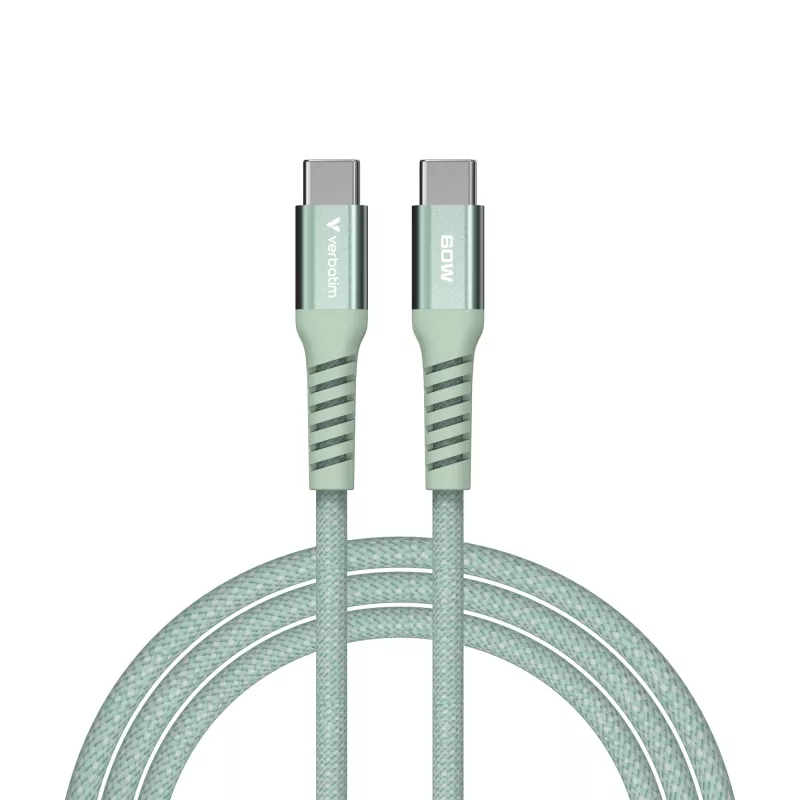 Verbatim Sync & Charge magnetische kabel - 60W USB-C naar USB-C 120 cm groen