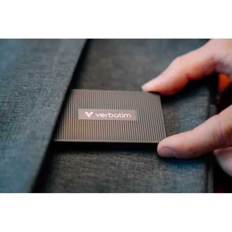 Verbatim Metal Mini SSD USB-C 3.2 Gen 2 1 TB, 1 TB, USB Type-C, USB 3.2 Gen 2x2, 2000 MB/s, 10 Gbit/s, grijs