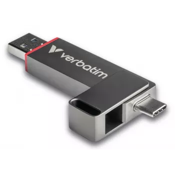 Verbatim Dual QuickStick USB-stick 512 GB USB Type-A / USB Type-C 3.2 Gen 1 (3.1 Gen 1) grijs