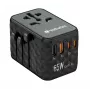 Verbatim UTA-05 65W GaN III universele reisadapter met 2 x USB-C PD & QC 4+ & 2 x USB-A aansluitingen