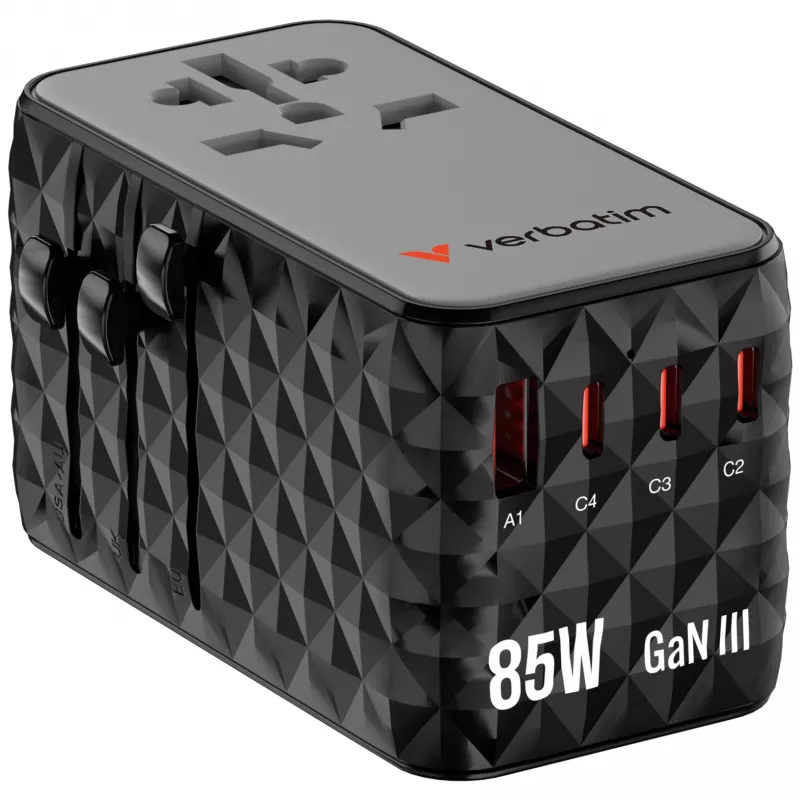 Verbatim Charge 'n' Travel Diamond 85W oprolbaar kabel CNT-02