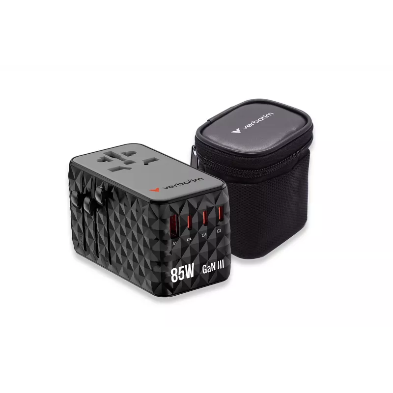 Verbatim Charge 'n' Travel Diamond 85W oprolbaar kabel CNT-02