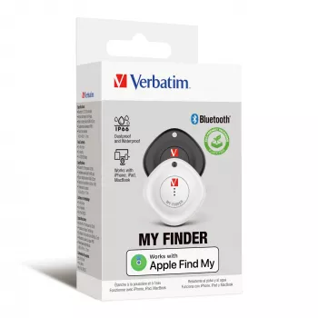Verbatim MYF-02 Bluetooth item finder 2-pack zwart/wit