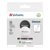 Verbatim My Finder Coin Bluetooth-tracker – 2-pack, persoonlijk, finder, zwart, wit, stofdicht, waterdicht, IP66, CR2032