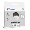 Verbatim My Finder Coin Bluetooth-tracker – 2-pack, persoonlijk, finder, zwart, wit, stofdicht, waterdicht, IP66, CR2032