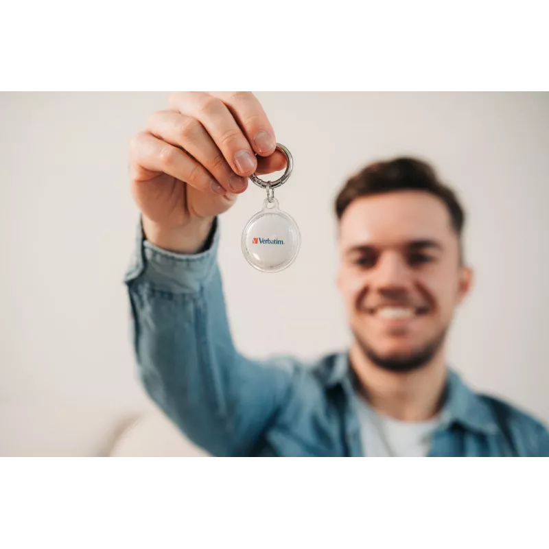 Verbatim My Finder Coin Bluetooth-tracker – 2-pack, persoonlijk, finder, zwart, wit, stofdicht, waterdicht, IP66, CR2032