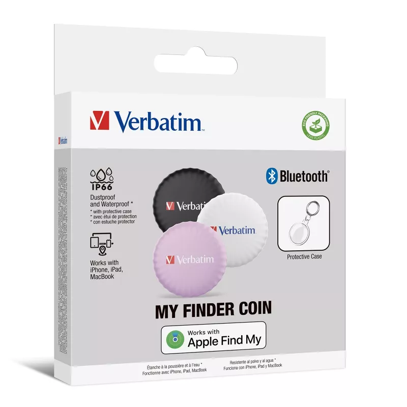 Verbatim 32135 GPS-tracker/finder persoonlijk zwart, roze, wit
