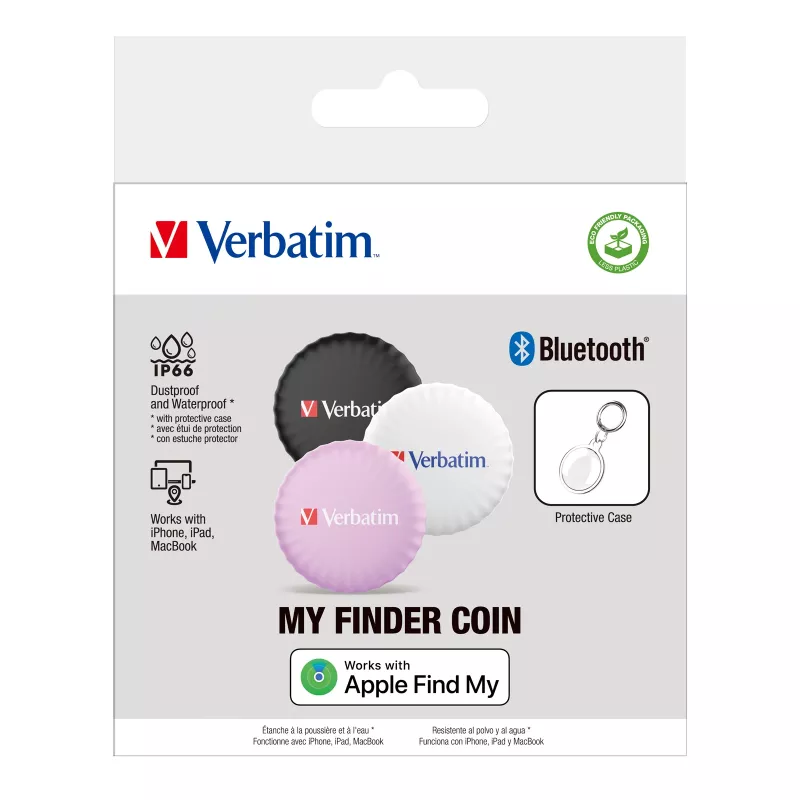 Verbatim 32135 GPS-tracker/finder persoonlijk zwart, roze, wit