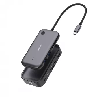 Verbatim Share My Screen 1080p USB-C draadloze display-adapter met hub WDA-01