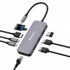 Verbatim CMH-09 USB Type-C 10.000 Mbit/s zilver