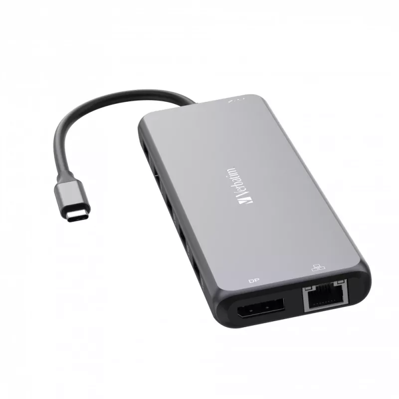 Verbatim CMH-13 USB Type-C hub 10000 Mbit/s zilver