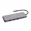 Verbatim CMH-13 USB Type-C hub 10000 Mbit/s zilver