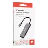 Verbatim USB-C Essentials multiport hub 4 poorten: HDMI, USB-C PD, USB-A 3.2 Gen 1, USB-A