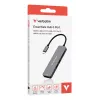 Verbatim USB-C Essentials multiport hub 6 poorten: HDMI, USB-C PD, USB-A 3.2 Gen 1, USB-A, SD & microSD