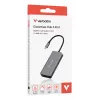 Verbatim USB-C Essentials multiport hub 6 poorten: RJ45, HDMI, USB-C PD, 3 x USB-A 3.2 Gen 1