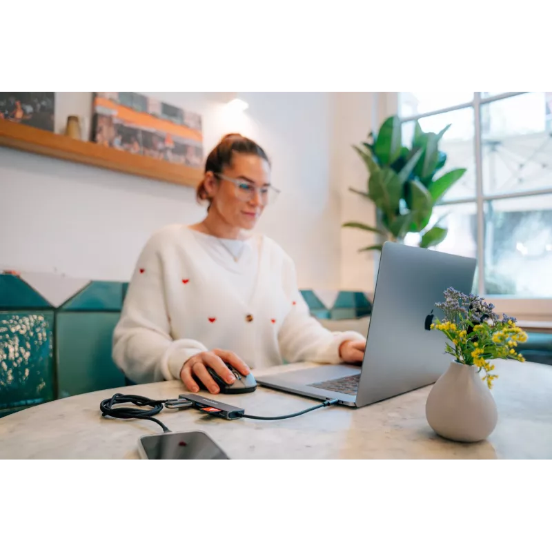 Verbatim USB-C Essentials multiport hub 7 poorten: HDMI, USB-C, USB-C 3.2 Gen 1, 2 x USB-A 3.2 Gen 1, SD & microSD