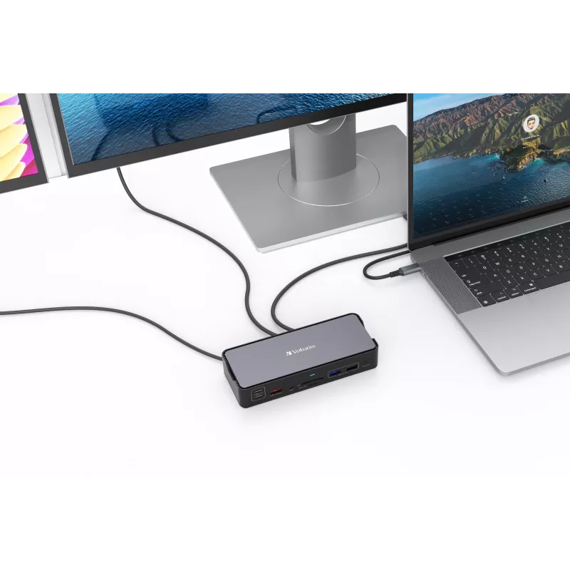 Verbatim CDS-15 bedraad USB 3.2 Gen 1 (3.1 Gen 1) Type-C zwart, grijs