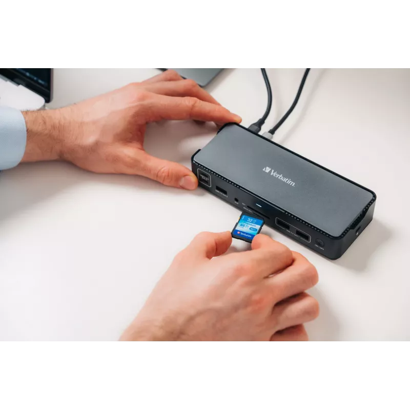 Verbatim CDS-15 bedraad USB 3.2 Gen 1 (3.1 Gen 1) Type-C zwart, grijs