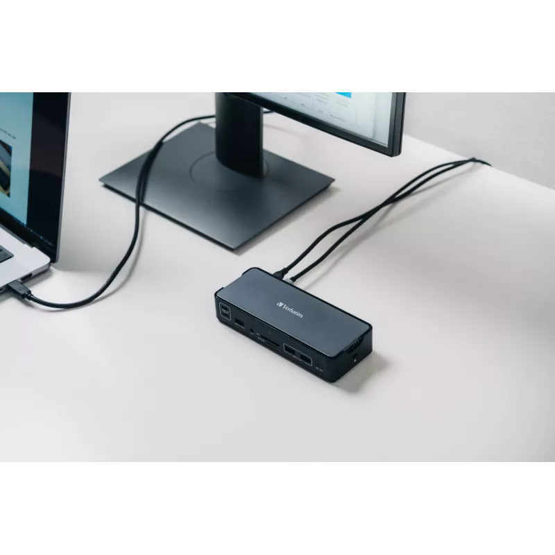 Verbatim CDS-15 bedraad USB 3.2 Gen 1 (3.1 Gen 1) Type-C zwart, grijs