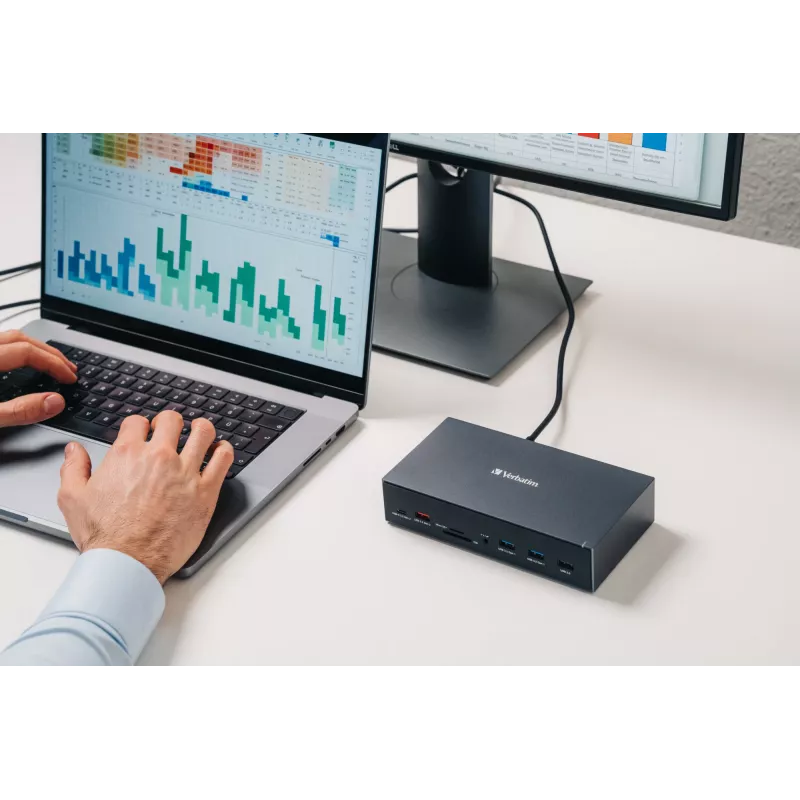 Verbatim CDS-17 bedraad USB 3.2 Gen 1 (3.1 Gen 1) Type-C zwart, grijs