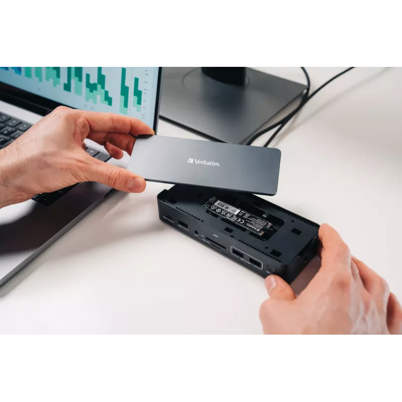 Verbatim CDS-15SSD bedraad USB 3.2 Gen 1 (3.1 Gen 1) Type-C zwart, grijs