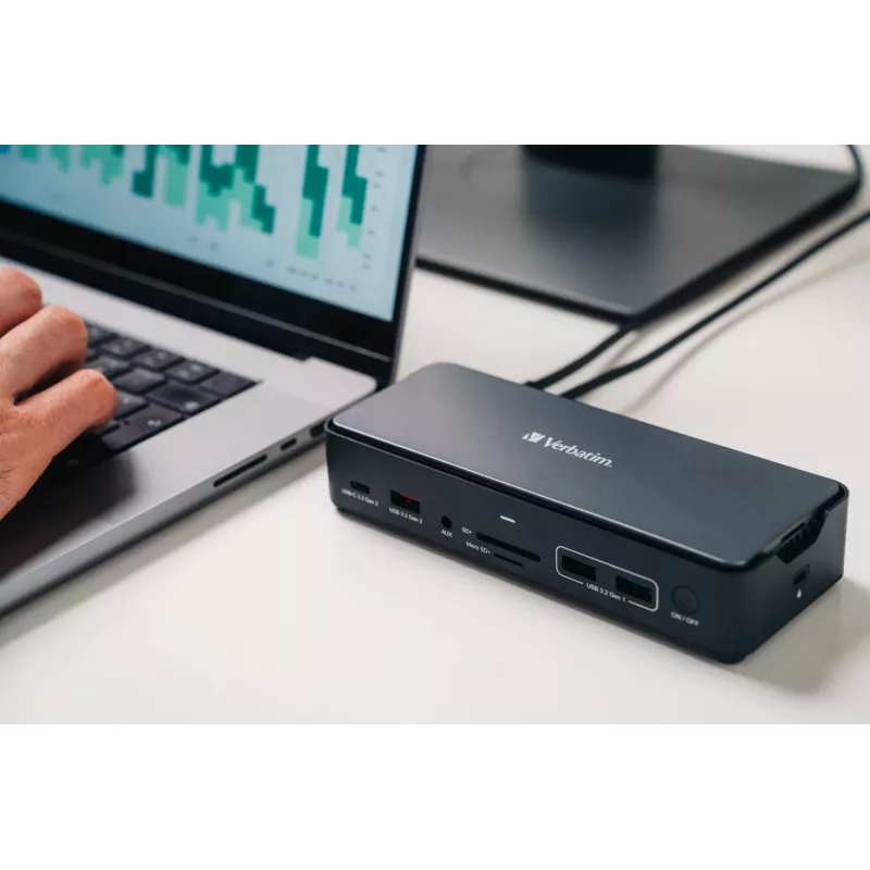 Verbatim CDS-15SSD bedraad USB 3.2 Gen 1 (3.1 Gen 1) Type-C zwart, grijs