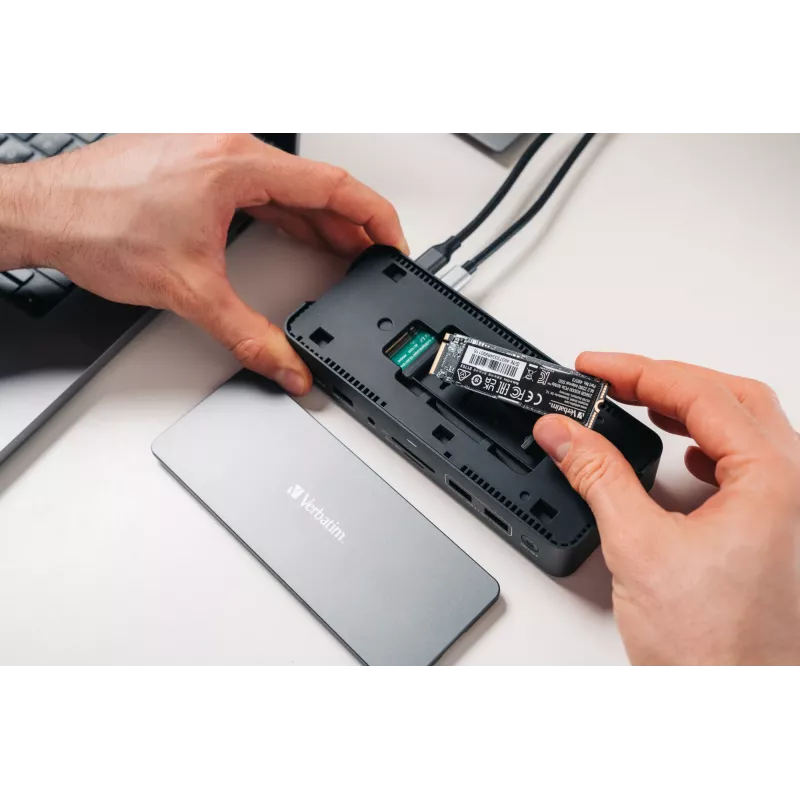 Verbatim CDS-15SSD bedraad USB 3.2 Gen 1 (3.1 Gen 1) Type-C zwart, grijs