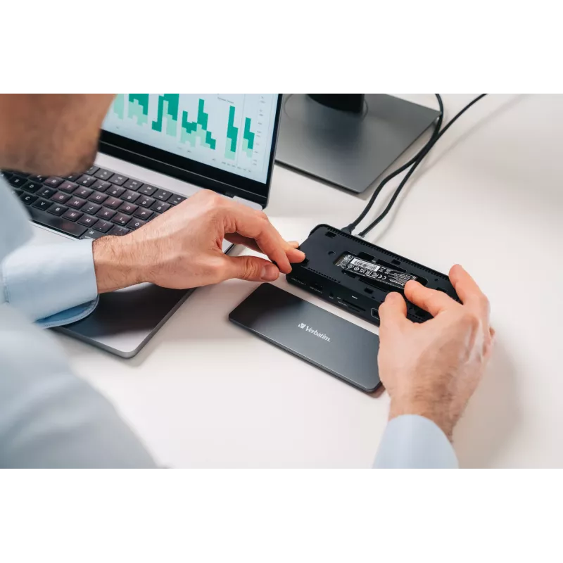 Verbatim CDS-15SSD bedraad USB 3.2 Gen 1 (3.1 Gen 1) Type-C zwart, grijs