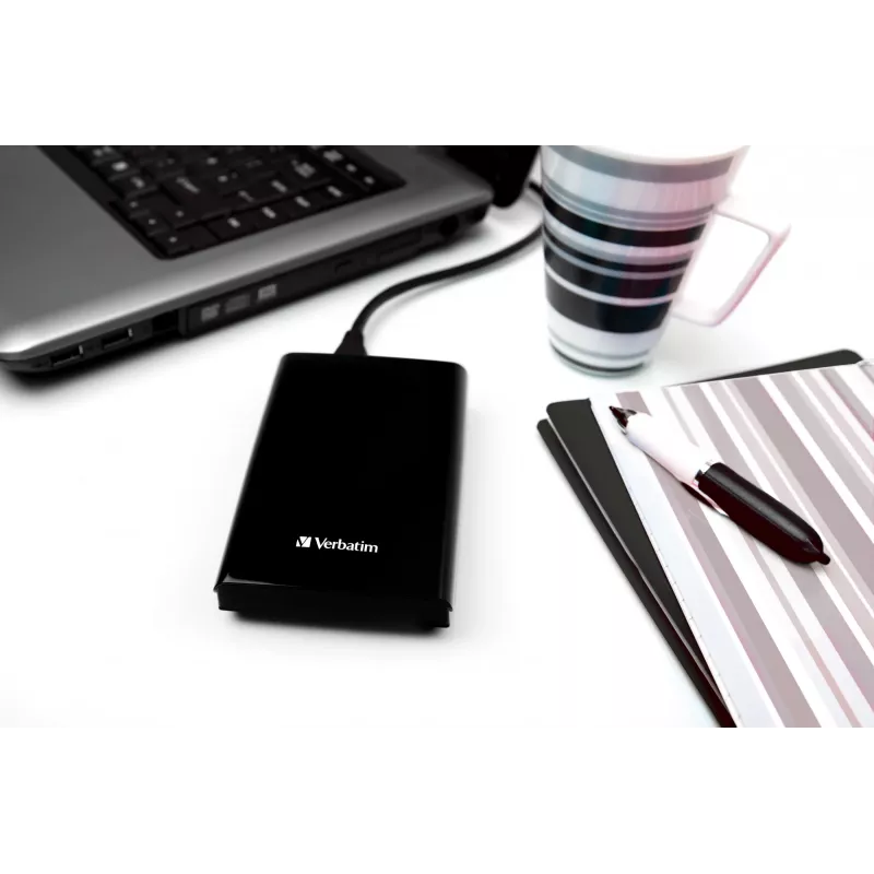 Verbatim Store 'n' Go slanke draagbare SSD USB 3.2 Gen 1 / USB-C 1 TB zwart